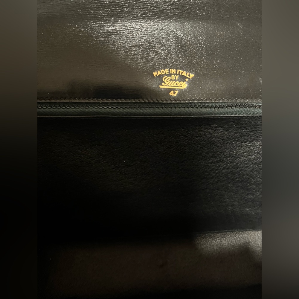Gucci Vintage Interlocking GG Black Clutch/Crossbody Bag - Picture 9 of 14